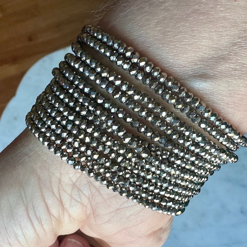 Millianna Python & Hematite Beaded Bracelet - image 4